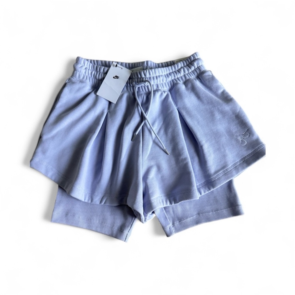 NWT! Nike Serena Williams Design Crew 3" Shorts 2 in 1 Womens Lavender Small
